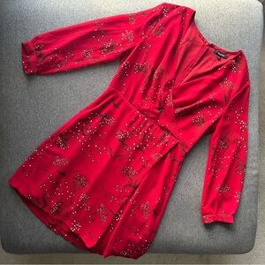 Madewell Hazelwood Wrap Dress Windswept Floral Size 4